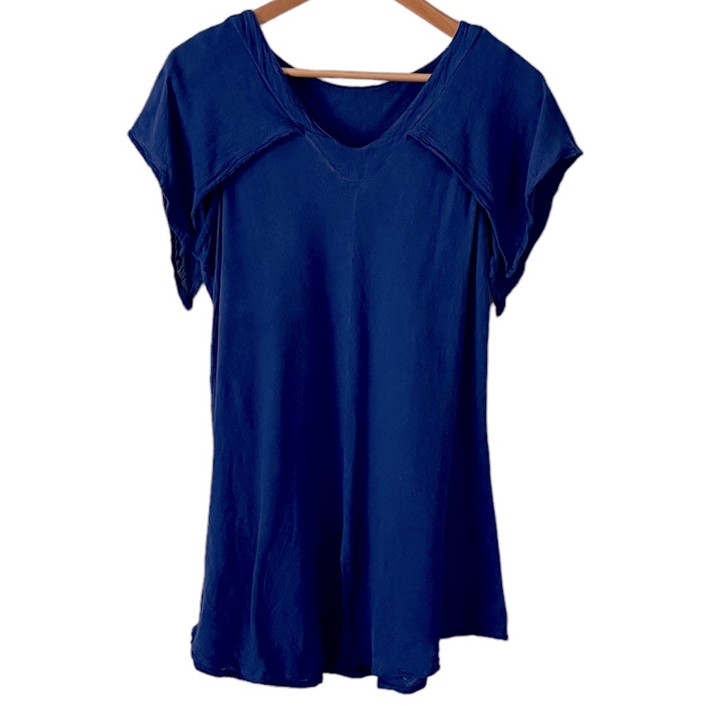 Oh My Gauze! Royal Blue Blouse Size 2 L/XL